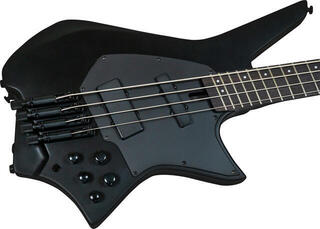 Bass headless HILS Guitars HNB4 NEXT Satin Black Bass headless - 4