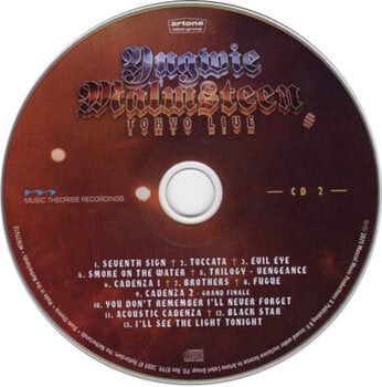 Muzički CD Yngwie Malmsteen - Tokyo Live (Digipack) (2 CD + DVD) - 3