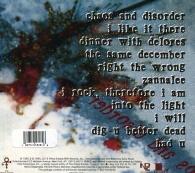 CD musicali Prince - Chaos And Disorder (Reissue) (Digipak) (Softpack) (CD) - 3