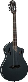 Classical Guitar with Preamp Ortega RTPSTD-SBK 4/4 Satin Black Classical Guitar with Preamp - 3