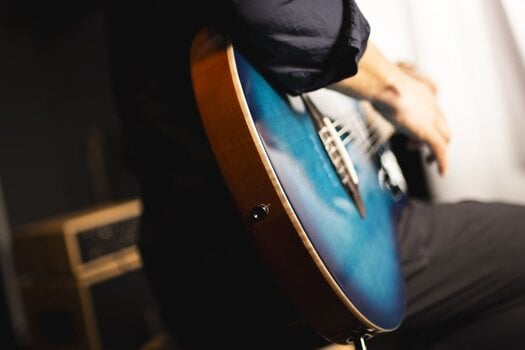 Elektro klasična gitara Ortega RTPDLX-FMA 4/4 Flamed Maple Blue Elektro klasična gitara - 18