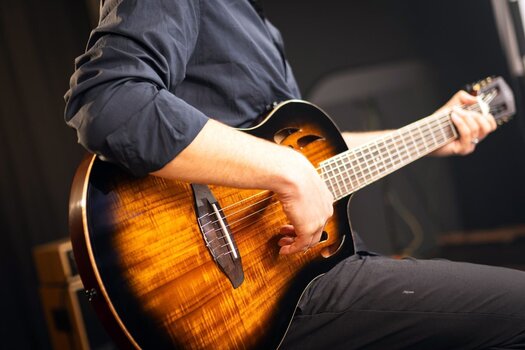 Класична гітара з електронікою Ortega RTPDLX-ACA 2023-04-04 Acacia Burst Класична гітара з електронікою - 17