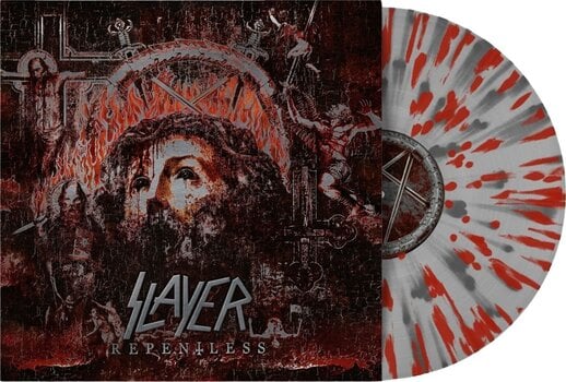 Vinylskiva Slayer - Repentless (Red & Grey Splatter Coloured) (LP) - 2