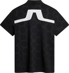 Polo majica J.Lindeberg KV Tour Mesh Golf Causeway Black - 1