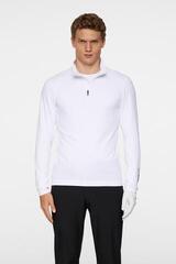 Mikina/Svetr J.Lindeberg Tour Tech Mid Layer White - 1