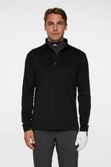 Mikina/Sveter J.Lindeberg Tour Tech Mid Layer Black - 1