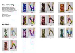 Knitting Yarn Gusto Wool Echoes Fingering 1513 Knitting Yarn - 5