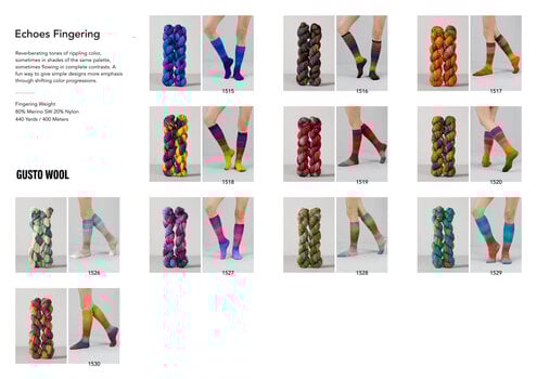 Strikkegarn Gusto Wool Echoes Fingering 1506 Strikkegarn - 6