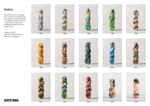 Hilo de tejer Gusto Wool Nokta 1216 Hilo de tejer - 3