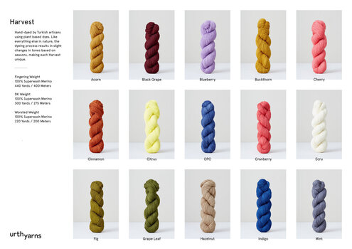 Pređa za pletenje Urth Yarns Harvest Fingering Cimet Pređa za pletenje - 2