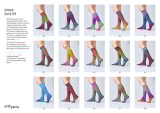 Pređa za pletenje Urth Yarns Uneek Sock Kit 54 Pređa za pletenje - 1