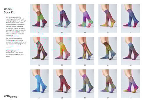 Pređa za pletenje Urth Yarns Uneek Sock Kit 60 Pređa za pletenje - 2