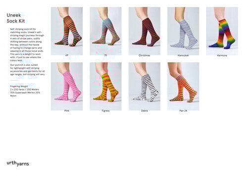 Pređa za pletenje Urth Yarns Uneek Sock Kit 59 Pređa za pletenje - 3