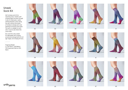 Pređa za pletenje Urth Yarns Uneek Sock Kit 63 Pređa za pletenje - 2