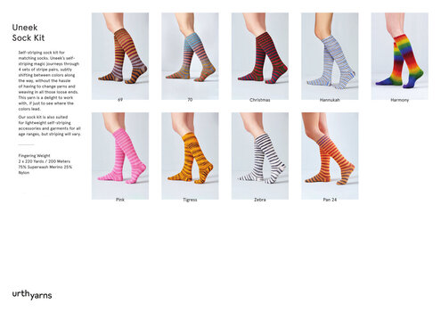 Pređa za pletenje Urth Yarns Uneek Sock Kit 62 Pređa za pletenje - 3