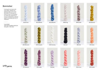 Kötőfonal Urth Yarns Bonmoher Lace Weight Haze Kötőfonal - 2