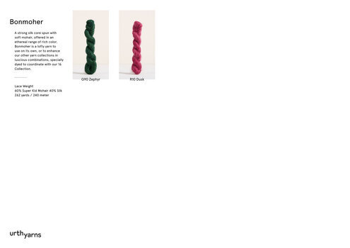 Kötőfonal Urth Yarns Bonmoher Lace Weight Dawn Kötőfonal - 4