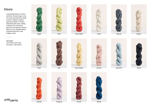 Strikkegarn Urth Yarns Etesia Shrimp Strikkegarn - 2