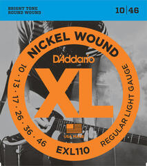 Struny do gitary elektrycznej D'Addario EXL110 SET Struny do gitary elektrycznej - 1
