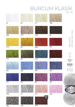 Fios para tricotar Alize Burcum Klasik 196 Fios para tricotar - 2