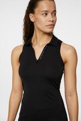 Polo košeľa J.Lindeberg Leylo Sleeveless Top Black - 5