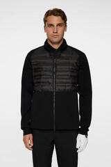 Mikina/Svetr J.Lindeberg Aziel Tech Knit Zip Sweater Black - 2