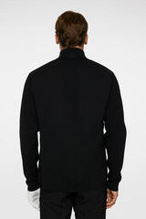 Mikina/Svetr J.Lindeberg Aziel Tech Knit Zip Sweater Black - 3