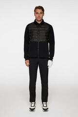 Mikina/Svetr J.Lindeberg Aziel Tech Knit Zip Sweater Black - 4