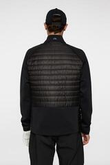 Hoodie/Sweater J.Lindeberg Hayden Quilt Hybrid Jacket Black - 2