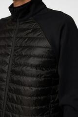 Hoodie/Sweater J.Lindeberg Hayden Quilt Hybrid Jacket Black - 5