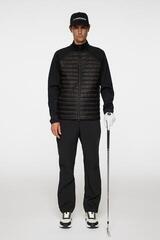 Mikina/Sveter J.Lindeberg Hayden Quilt Hybrid Jacket Black - 3