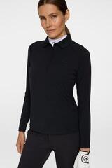 Polo košeľa J.Lindeberg Flor Long Sleeve Black - 4