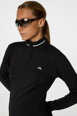 Polo košeľa J.Lindeberg Hertta Long Sleeve Black - 4