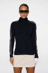 Mikina/Sveter J.Lindeberg Aubree Knitted Zip Sweater JL Navy - 1