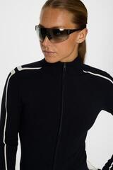 Mikina/Svetr J.Lindeberg Aubree Knitted Zip Sweater JL Navy - 4