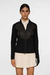 Mikina/Svetr J.Lindeberg Wendy Tech Knit Zip Sweater Black - 2