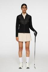 Дуксерица/џемпер J.Lindeberg Wendy Tech Knit Zip Sweater Black XL Duks - 4