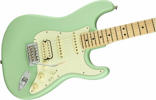 Guitare électrique Fender American Performer Stratocaster HSS MN Satin Surf Green - 4