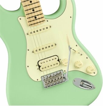 Electric guitar Fender American Performer Stratocaster HSS MN Satin Surf Green - 5
