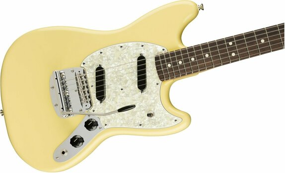 E-Gitarre Fender American Performer Mustang RW Vintage White - 3