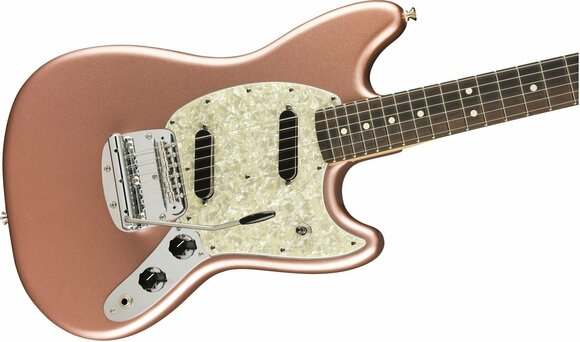 Elektrische gitaar Fender American Performer Mustang RW Penny - 4