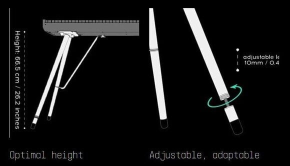 Drveni stalak za klavijature Arturia  Wooden Legs Drveni stalak za klavijature - 3