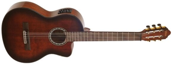 Gitara klasyczna z przetwornikiem Valencia VC564CE 4/4 Brown Sunburst Gitara klasyczna z przetwornikiem - 3