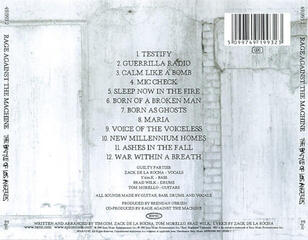 Muziek CD Rage Against The Machine - The Battle Of Los Angeles (CD) - 2