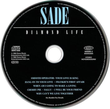 Music CD Sade - Diamond Life (Reissue) (Remastered) (CD) - 2