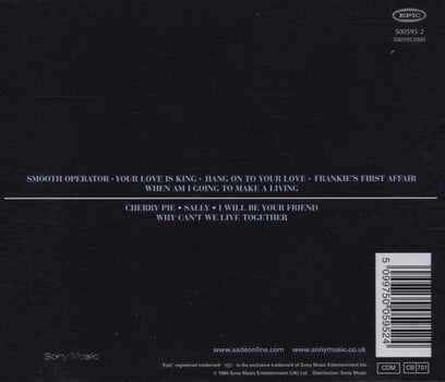 Music CD Sade - Diamond Life (Reissue) (Remastered) (CD) - 3