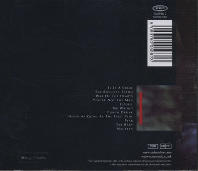 Music CD Sade - Promise (Reissue) (Remastered) (CD) - 3