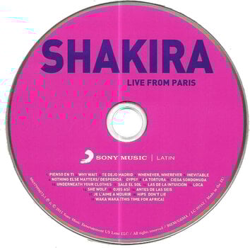 Glasbene CD Shakira - Live From Paris (CD + DVD) - 2