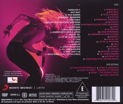 Glasbene CD Shakira - Live From Paris (CD + DVD) - 4