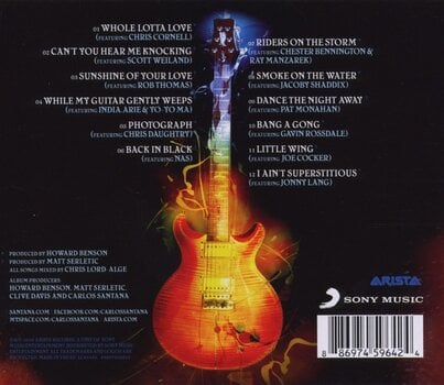 Glazbene CD Santana - Guitar Heaven: The Greatest Guitar Classics Of All Time (CD) - 3